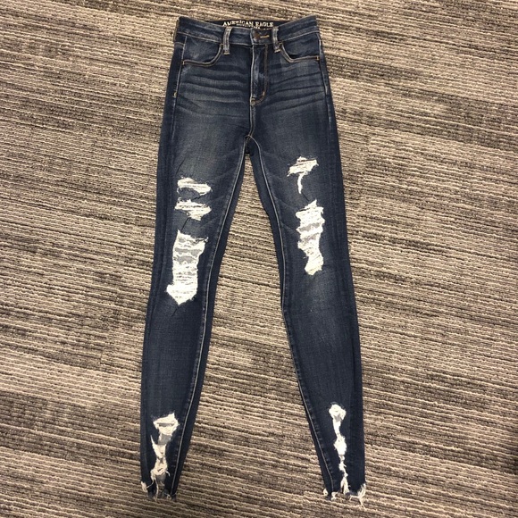High Rise Super Super Stretch Jeans - Picture 1 of 3